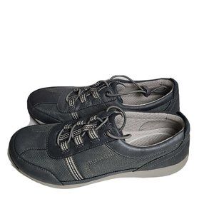 DANSKO women sneakers comfort shoes Mesh/leather gray slip on Sz 7.5 38